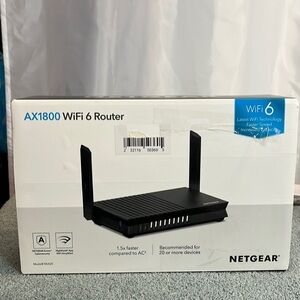 Netgear AX1800 Wi-Fi 6 Router. 2136